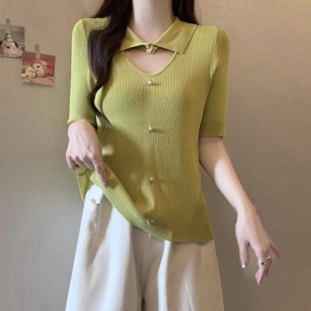 BY11349# 大码女装夏季新款冰丝针织上衣胖mm妹妹200斤遮肚子T恤 服裝批發女裝批發服飾貨源