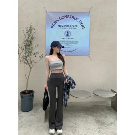 BY11453# 格子长袖衬衫女ins休闲夏季新款薄款百搭小众设计感外穿衬衣  服裝批發女裝批發服飾貨源