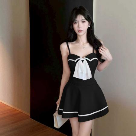 BY11471# 纯欲学院风连衣裙辣妹JK制服套装裙性感夜总会网红技师修身两件套  服裝批發女裝批發服飾貨源