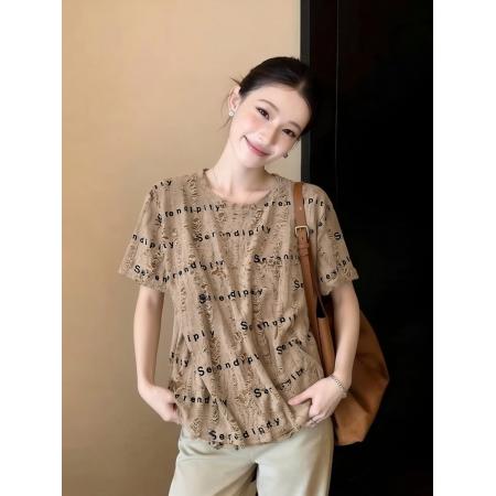 BY11514# 高端别致圆领...