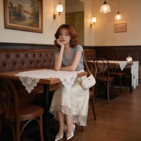 初夏穿搭气质一整套女装新款小个子大方得体裙子夏半身裙套装  服裝批發女裝批發服飾貨源