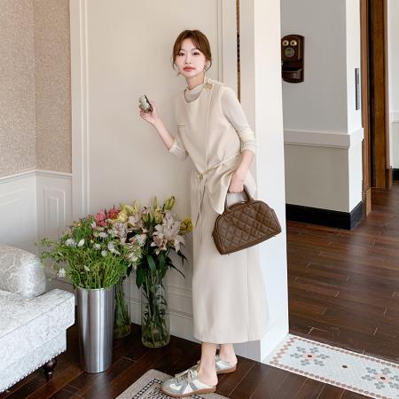 法式小香风套装裙女春季新款高级感轻熟御姐穿搭半身裙三件套  服裝批發女裝批發服飾貨源