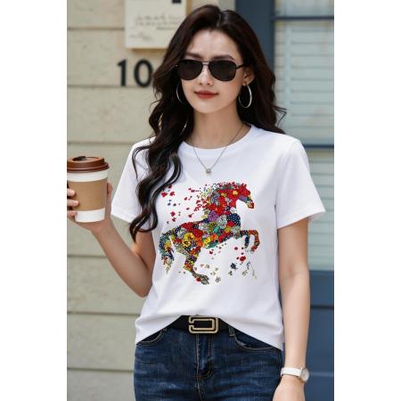 BY11699# 设计感正肩短...