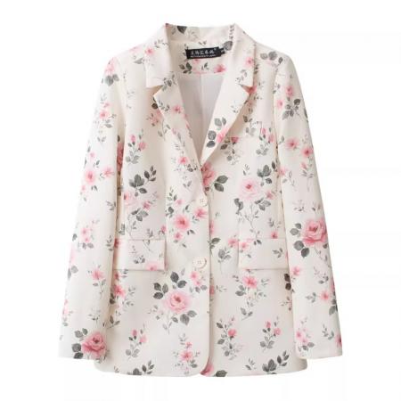 BY11720# 小西装外套女新款韩版春秋休闲宽松西服上衣英伦风潮 服裝批發女裝批發服飾貨源