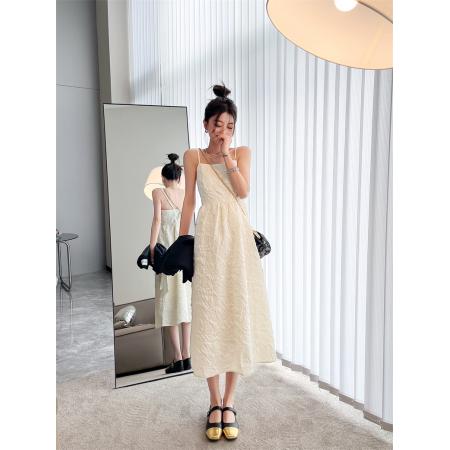 BY11811# 法式小众纹理感蝴蝶结吊带连衣裙黑色短款西装外套女套装 服裝批發女裝批發服飾貨源