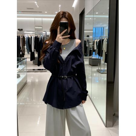 BY11905# 春季新款漏肩...