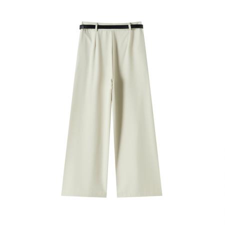 BY11928# 高级感西装裤女夏季薄款高腰显瘦宽松休闲直筒垂感拖地阔腿裤 服裝批發女裝批發服飾貨源