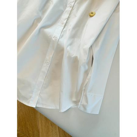 BY11935# 春季时尚潮流小众高级感百搭钉珠长袖衬衫衬衣女 服裝批發女裝批發服飾貨源