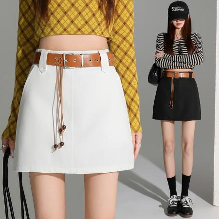 BY11983# 小个子高腰西装短裙女新品通勤显瘦a字包臀休闲半身裙 服裝批發女裝批發服飾貨源