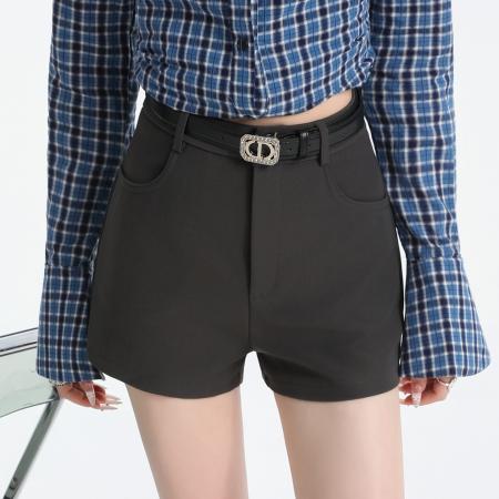 BY11988# 短裤女春夏新款高腰修身显瘦包臀热裤 服裝批發女裝批發服飾貨源