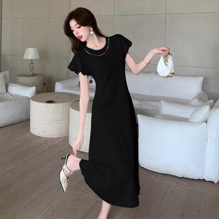 BY12076# 气质赫本风复...