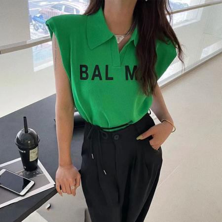 BY12087# 春夏洋气无袖...