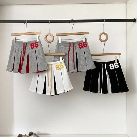 春夏新款半身裙女热辣拉拉队短裙百搭低腰百褶裙 服裝批發女裝批發服飾貨源