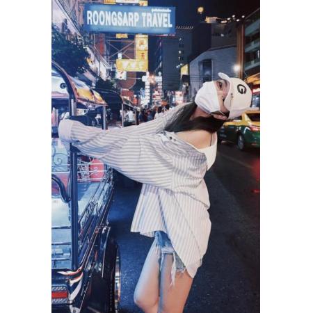 春日系复古条纹衬衫女秋季设计感小众叠穿衬衣学院风长袖上衣 服裝批發女裝批發服飾貨源