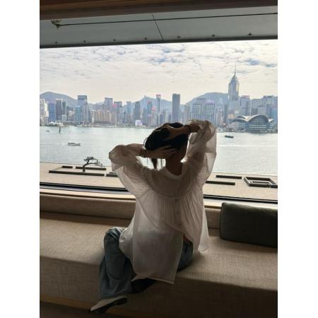 法式天丝苎麻白衬衫女简约上衣防晒长袖衬衣 服裝批發女裝批發服飾貨源