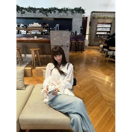 法式天丝苎麻白衬衫女简约上衣防晒长袖衬衣 服裝批發女裝批發服飾貨源