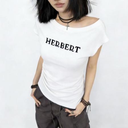 BY12152# 不规则下摆开叉短袖t恤女夏季新款收腰皱褶独特超好看上衣 服裝批發女裝批發服飾貨源