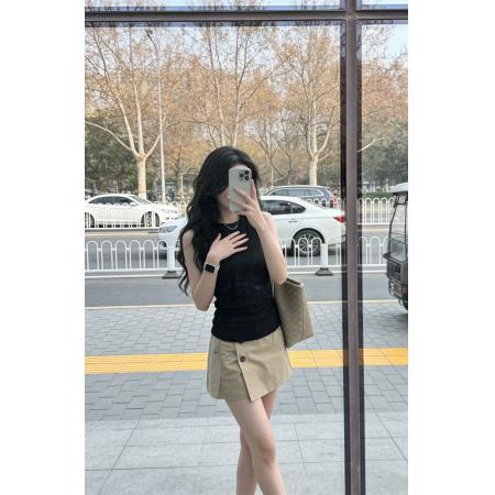 BY12197# 夏装搭配一整套轻熟御姐小个子美式甜辣风设计感上衣裙子两件套装 服裝批發女裝批發服飾貨源