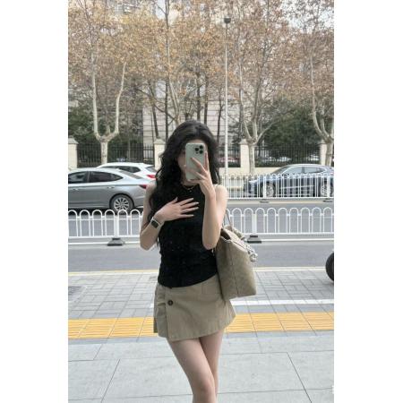 BY12197# 夏装搭配一整套轻熟御姐小个子美式甜辣风设计感上衣裙子两件套装 服裝批發女裝批發服飾貨源