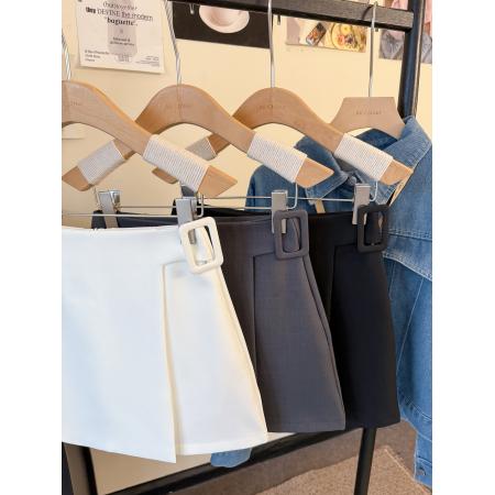 春夏款款高腰西装半身裙女设计感不规则A字包臀短裙 服裝批發女裝批發服飾貨源