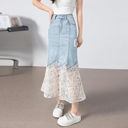 BY12203# 新款夏季牛仔...