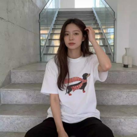 BY12318# 韩系纯棉夏季新款bm港味宽松百搭上衣chic卡通印花短袖T恤女 服裝批發女裝批發服飾貨源