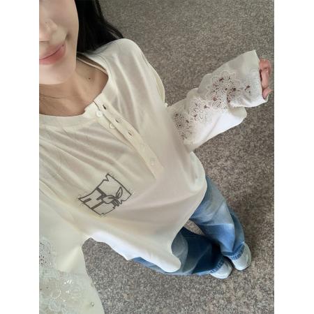 BY12356# 刺绣+钉珠+原版辅料广州雪花棉微透防晒罩衫女 服裝批發女裝批發服飾貨源