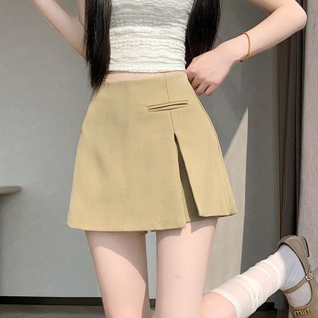 BY12394# 新款西装料裙裤短裤女春夏新款显瘦百搭小个子外穿短裙 服裝批發女裝批發服飾貨源