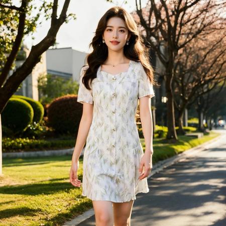 BY12526# 郁金香大码女装夏季新款时尚方领胖妹妹气质碎花连衣裙 服裝批發女裝批發服飾貨源