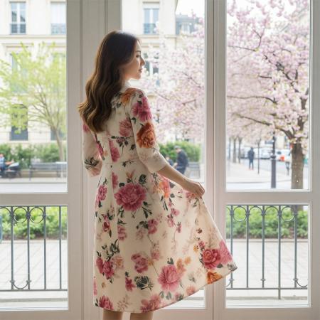 BY12530# 碎花连衣裙女夏法式高级感仙女长裙子 服裝批發女裝批發服飾貨源