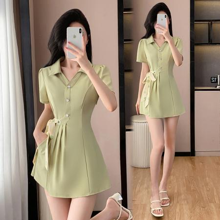 BY12552# 夏季薄款新款修身上衣+短裤两件套套装 服裝批發女裝批發服飾貨源