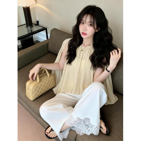 BY12559# 轻盈高级斗篷式宽松雪纺上衣 服裝批發女裝批發服飾貨源