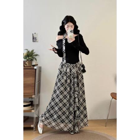 大码女装胖mm春夏法式一字领针...