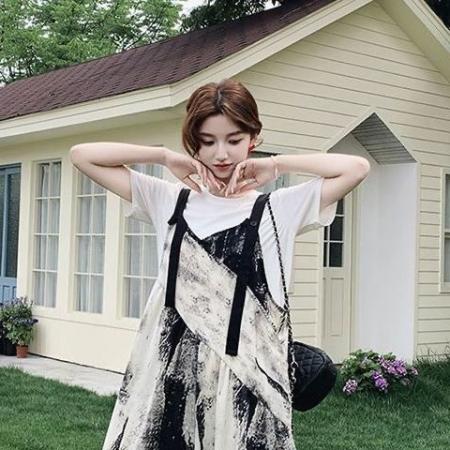 BY12628# 韩系减龄慵懒风背带裤女夏季薄款新款短袖连体阔腿裤 服裝批發女裝批發服飾貨源