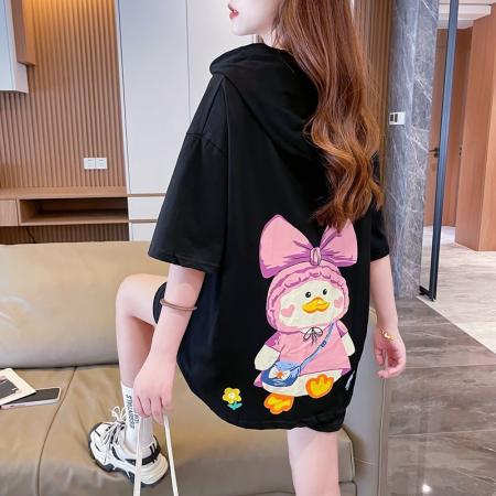 BY12668# 夏季100棉t恤短裤大码女装两件套短袖套装女 服裝批發女裝批發服飾貨源