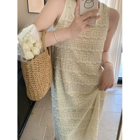 BY12687# 原版蕾丝面料有内里法女夏季新款茶歇气质显瘦高级感蕾 服裝批發女裝批發服飾貨源