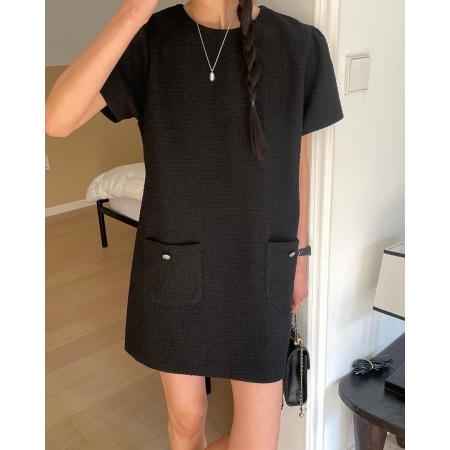 韩国chic小香风连衣裙 服裝批發女裝批發服飾貨源