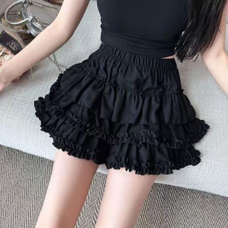 蛋糕南瓜甜辣蓬蓬蝴蝶结少女短裙蓬蓬裙甜美半身裙百搭显瘦防走光 服裝批發女裝批發服飾貨源