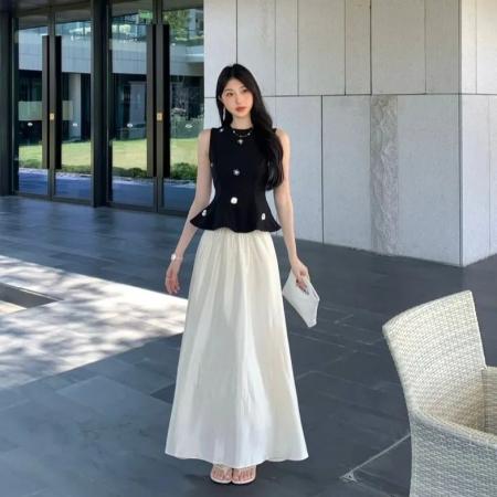 法式小香风套装女新款秋冬高级感气质名媛半身裙两件套一整套 服裝批發女裝批發服飾貨源