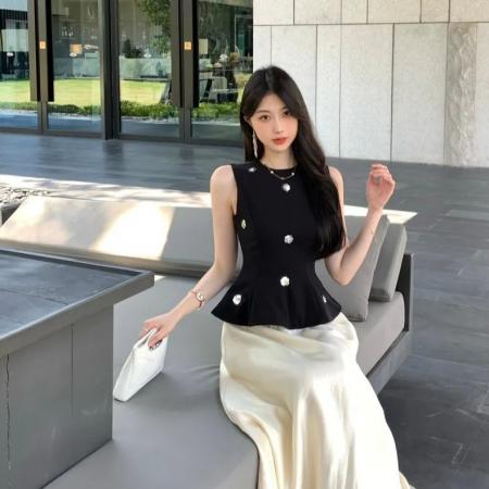 BY12824# 法式小香风套装女新款秋冬高级感气质名媛半身裙两件套一整套 服裝批發女裝批發服飾貨源