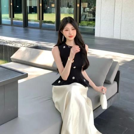 BY12824# 法式小香风套装女新款秋冬高级感气质名媛半身裙两件套一整套 服裝批發女裝批發服飾貨源