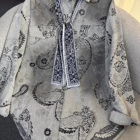 BY12845# 秋季重工新款烫钻牛仔长袖衬衫外套女宽松休闲时尚中长款上衣 服裝批發女裝批發服飾貨源