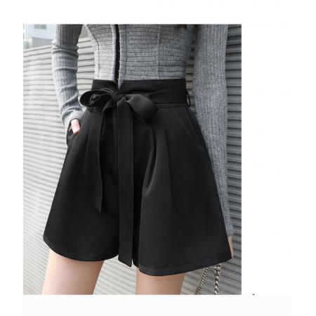 BY12852# 花苞短裤女外穿薄款夏韩版新款高腰a字阔腿热裤百搭休闲裤子 服裝批發女裝批發服飾貨源