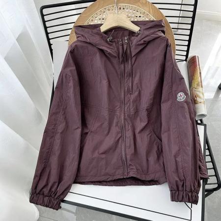 BY12863# 高级长袖连帽防晒衣女夏季新款薄款双拉链防晒衫外套 服裝批發女裝批發服飾貨源