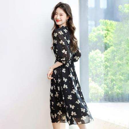 BY12942# 轻奢夏季气质显瘦洋气时尚修身收腰女装连衣裙女 服裝批發女裝批發服飾貨源