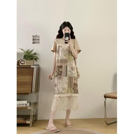 BY13026# 大码女装夏季...