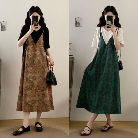 BY13028# 大码女装夏季...