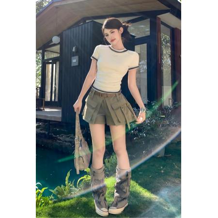 BY13050# 夏季辣妹复古...