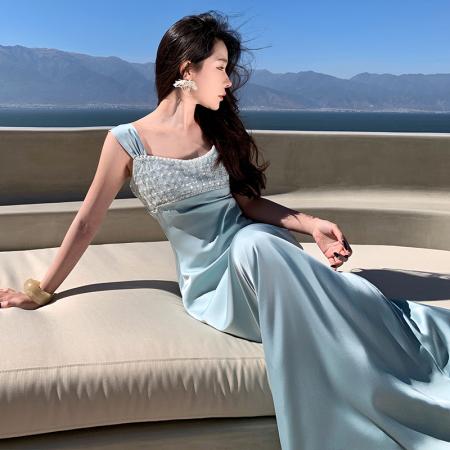 BY13086# 缎面轻奢感宴...