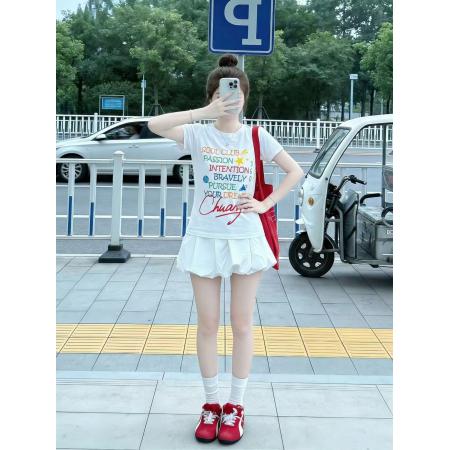 BY13204# 纯棉印花夏季辣妹修身款短袖t恤女上衣 服裝批發女裝批發服飾貨源